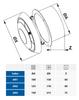 150 Mm Exhaust/Supply Ceiling Diffuser