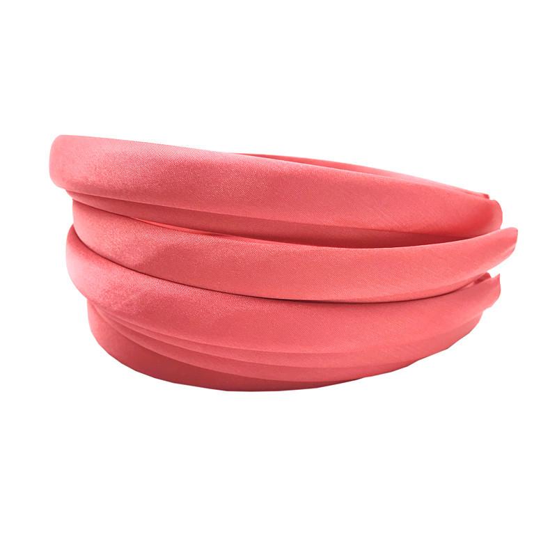 1,5 cm Satintyginslaget Hårband - Godisfärger, DIY Handgjort Modeaccessoar