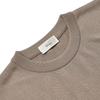 VERNO [Casual]Linen Like Long Sleeve Round Knit Kharki
