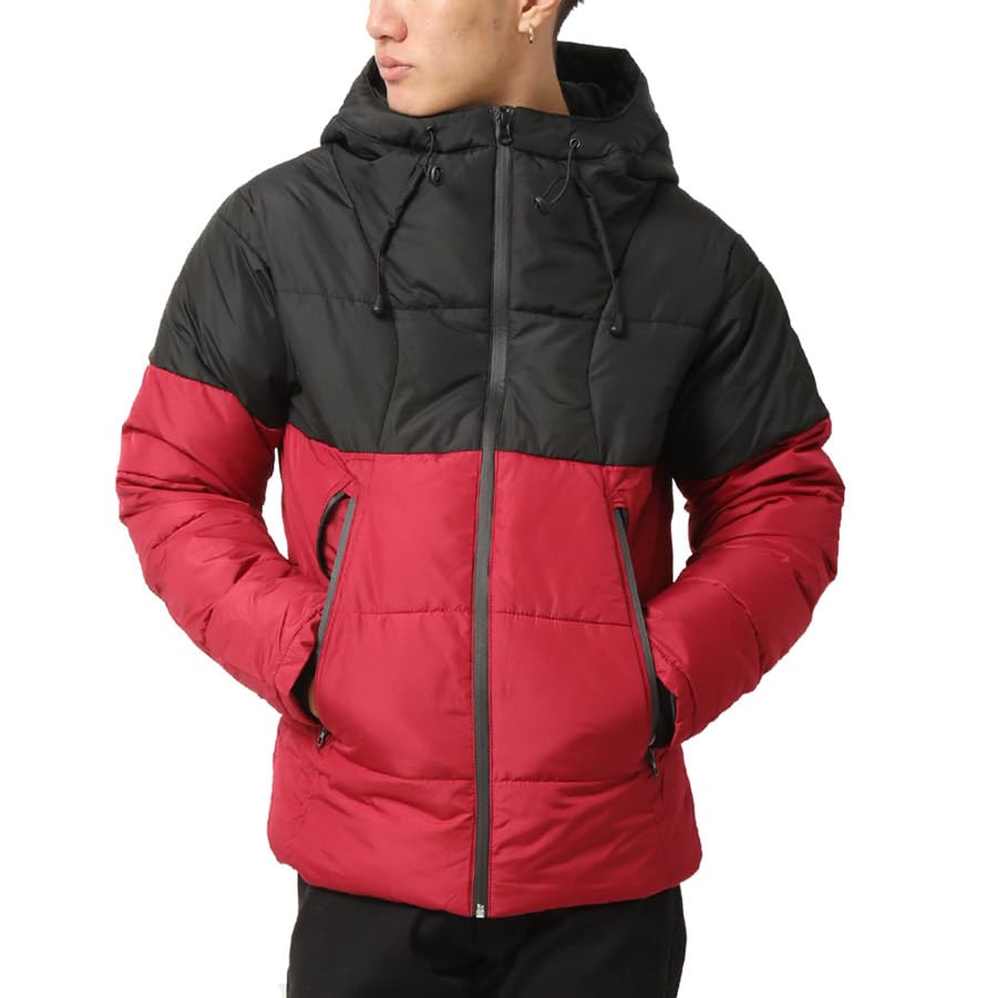

Объемный капюшон High Spec Filled Down Jacket Tight M Красный x Черный [Arcade] Мужская