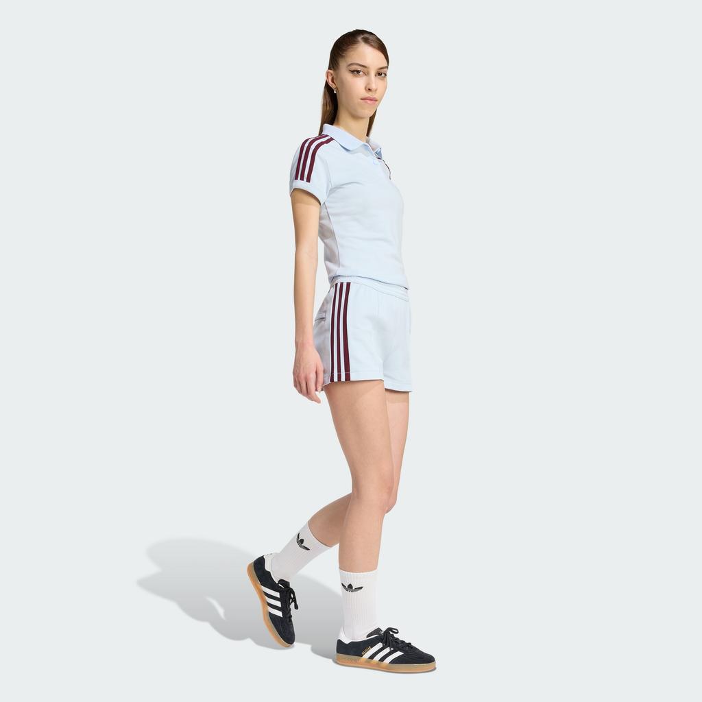 Adidas 3-Stripe Polo - Crystal Sky: Maroon / Kd3698