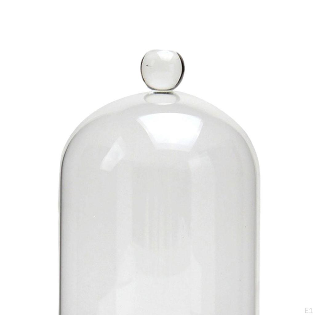 Vetrina in Vetro Decorazione per la Casa Fai da Te Cupola Cloche per Festa Ufficio Tavolo