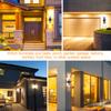 Dusk to Dawn Outdoor Wall Sconce Up Down Aluminum Wall Lamp IP65 Waterproof Wall Lighting
