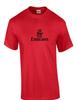 Emirates Black Vintage Logo Shirt Emirati Airline Aviation Red Cotton T-Shirt