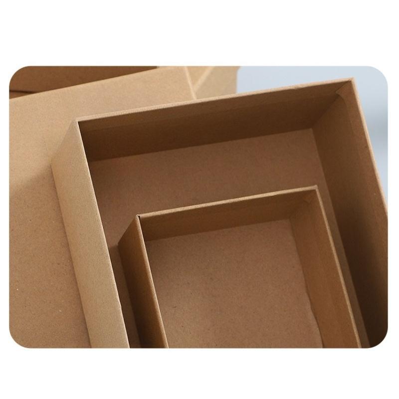 Jewelry Gift Boxes Set Black White Kraft Paper Earring Ring Necklace Storage Case Travel Wedding Dustproof Organizer Wedding Favor Christmas Gift Box