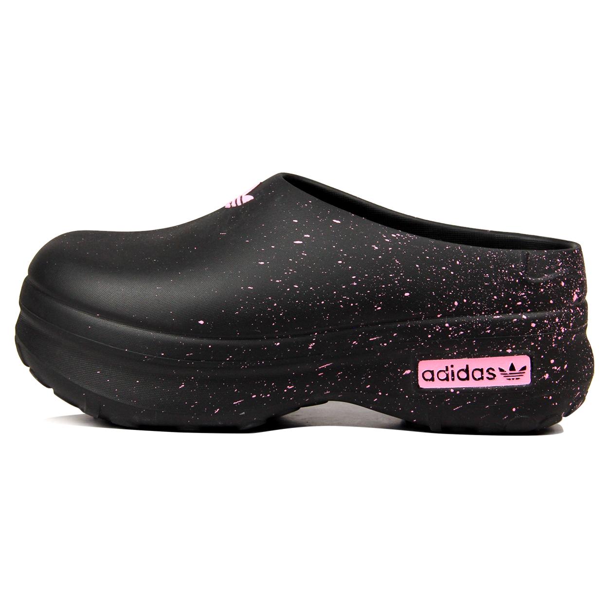 

Adidas Originals AdiFOM Stan Smith Мули з гумовою підошвою, нековзкі, із закритим носком, жіночі, чорно-рожеві, IE4626(КомандаJ-) 40½