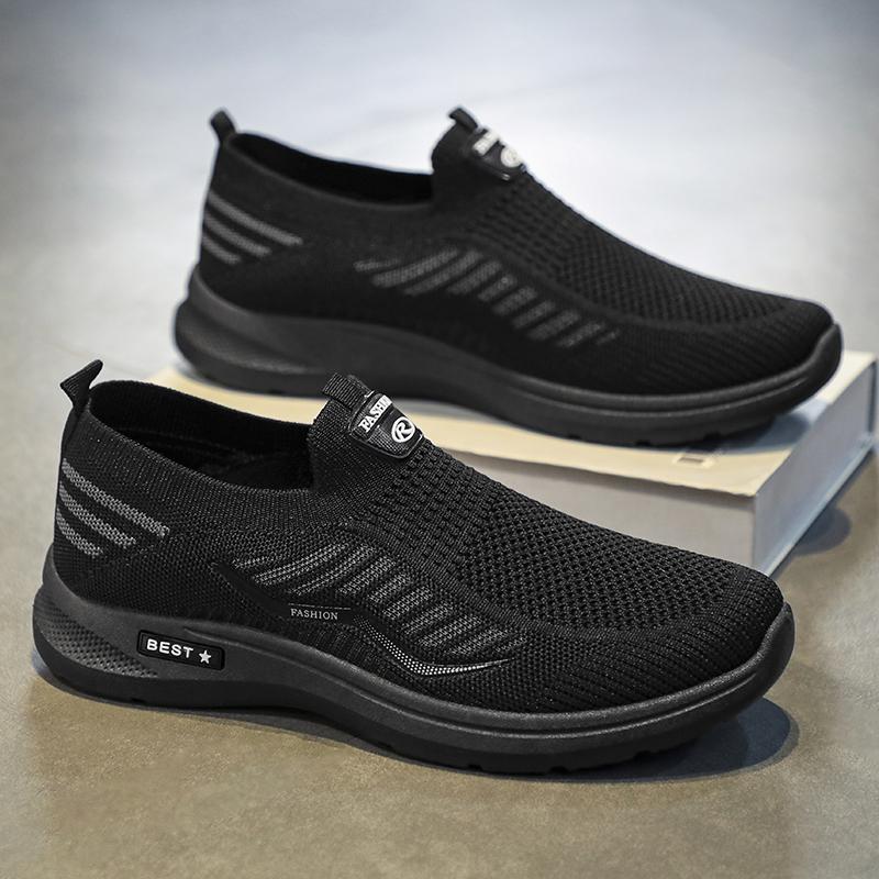 Mode Mode Sommer Schuhe Herren Freizeit Schuhe Netz outdoor Atmungsaktiv Slip-on Flache Schuhe Herren Sneaker Bequem Wasser Loafer Zapatos