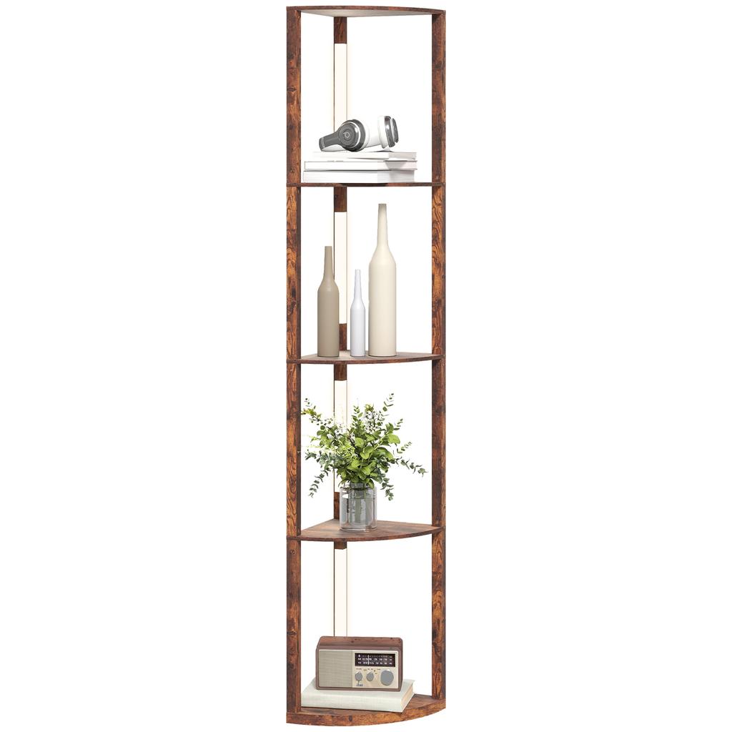 4-Tier Corner Floor Lamp