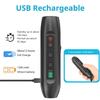 Ultrasonic Dog Repeller Rechargeable Plastic Electronic Training Devices with LED Flashlight Dog Training Equipment Pet Supplies