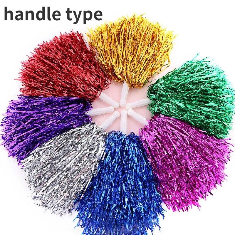 Cheerleading Team Pom Poms Ball Cheerleading Hände Blume Handschütteln Cheerleading Spiele Geburtstag Hochzeit Feier Zubehör