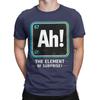 Unisex Ah EleUnisext of Surprise 6 7 Funny Periodic Table T Shirt Pure Cotton Tops Novelty Short Sleeve Round Neck Tee Shirt TShirts