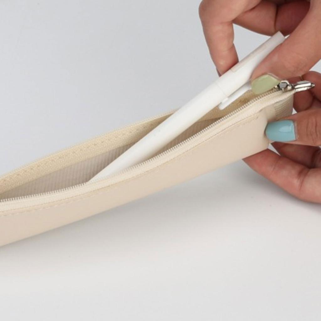 Adjustable Elastic Band Pen Holder Sleeve Leather Pen Pouches Leakproof Slim Pencil Case for Hardcover Journal Notebook