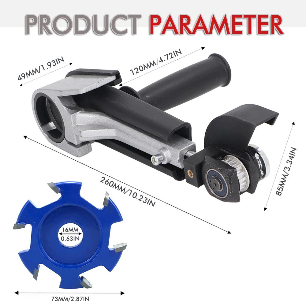 Holzbearbeitung Winkelschleifer Adapter Schleifumwandler für Modell 100/115/125 Winkelschleifer Umwandlung Schnitzmaschine