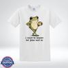 Funny Frog Holding Coffee I Could Be Meaner But Jesus Said No T-Shirt
