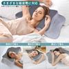 CHxxy Pillow for Neck Pain Ergonomic Side Sleeper Pillow with Removable for Adults Relief, Cover, Breathable, Gray,