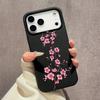 Pink Peach Blossoms Pattern Phone Case For iPhone 16 Pro Case iPhone 13 15 11 12 14 Pro Max 16e 15 Plus 17 Air Shockproof Cover