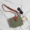 Straw Crossbody Bag For Women Bohemian Small Knitting Summer Purse And Handbag Vacational Square Beach Bags