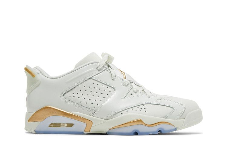 Men's Sneakers Nike Jordan 6 Retro Low GC Lunar New Year (2022) Spruce Aura/Metallic Gold-Spruce Aura