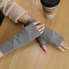 Gants sans doigts pour femmes, mitaines d'hiver chaudes à écran tactile, mitaines en velours pour cyclisme en plein air