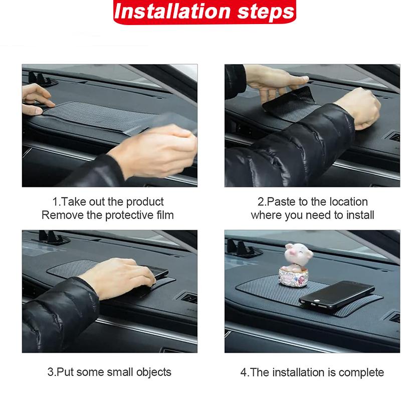 Universal Car Non-Slip Mat Auto Silicone Interior Dashboard Phone Anti-Slip Storage Mat Pad for Car Mobile Phone Car