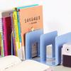 Acrylic Bookends with Four-Compartment Dividers Bookend Horizontal And Vertical Use Durable Acrylic Desktop Organizer for Office And Home