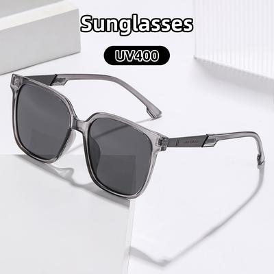Große quadratische Sonnenbrille High-End Modisch Fahren Reisen Strand UV-Schutz Dekorative Brille Street Photography