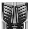 Carbon Fiber Universel Capot de Voiture Scoop Prise d'Air Vent d'Évacuation Rapide Garniture Décorative Style 2 Pièces Décoration Extérieure
