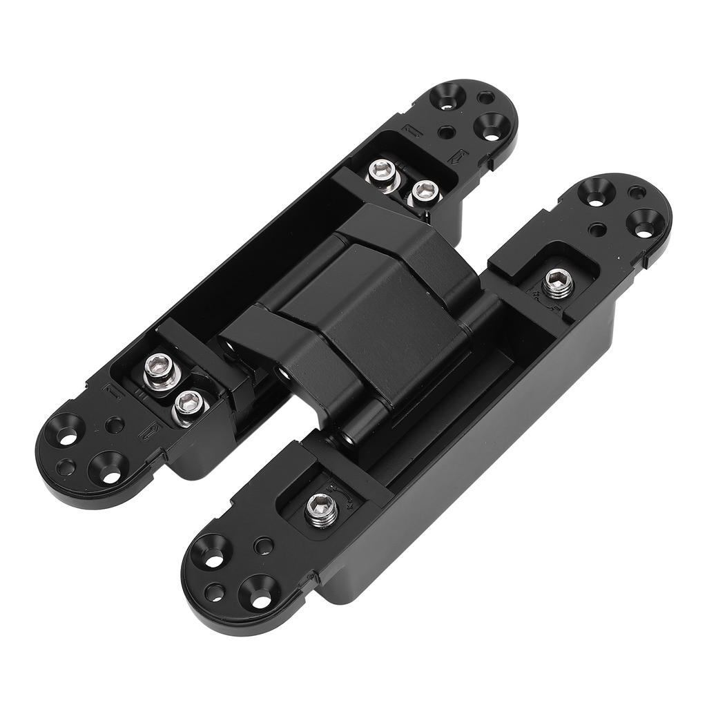 Door Hinge Quiet Zinc Alloy Matte Finished 3D Adjustable Invisible Door Hinge for 1 3/8 Inch Door