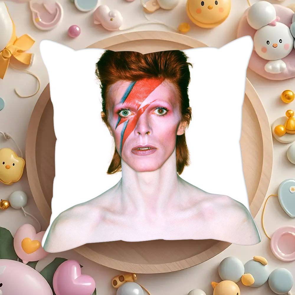Singer D-David B-Bowie cool  Pillowcases cushion covers living room sofas home decor gifts