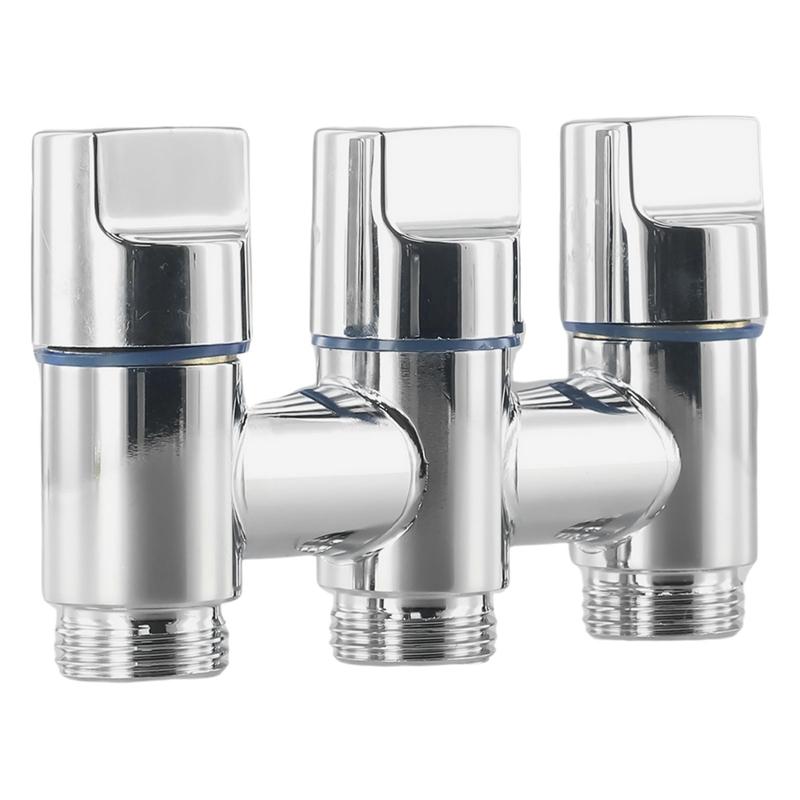 3 Way Angle Valve Improve The Functionality Of Your Home Or Commercial Spaces With The Three Way Diverter Valve Silver