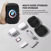 HINB3 Car Portable EVA Bluetooth Earphone Cable Case Storage Bag For BMW X3 X5 M5 M3 E46 E90 E60 F10 E39 F30 E36 G30 E87 E70