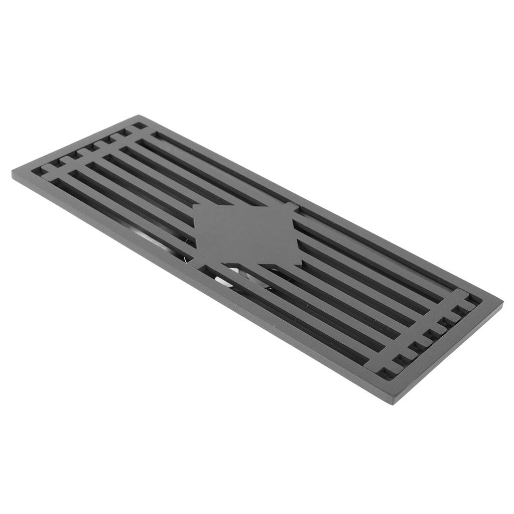 Floor Drain Stainless Steel Rectangle Corrosion Resistance Shower Grate for Kitchen Balcony Hotel