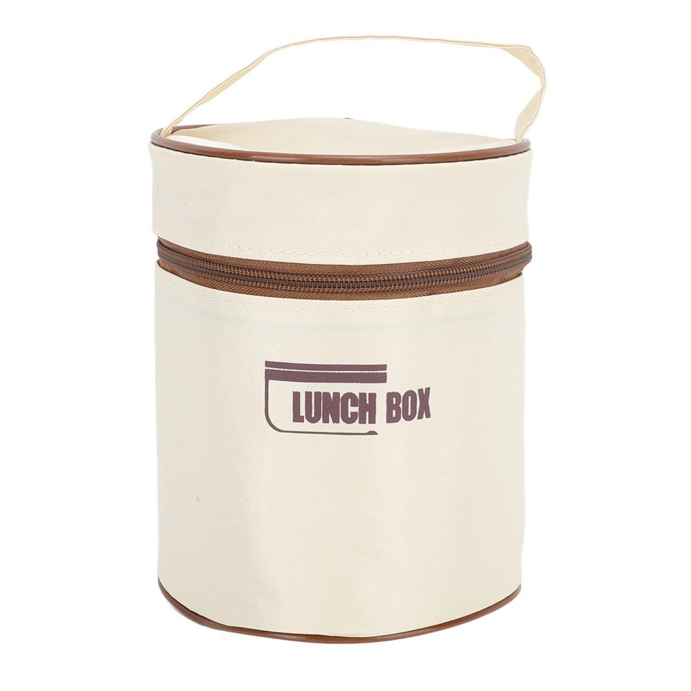 2PCS/3PCS/4PCS With Insulated Bag Thermal Bento Box Stackable Food Container  Outdoor Dining