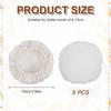 5Pcs Sourdough Jar Cover, Reble Sourdough Starter Jars Covers Linen Elastic Cloth Breathable Jar Topper Lid Fermentation Container Tops for Kombucha