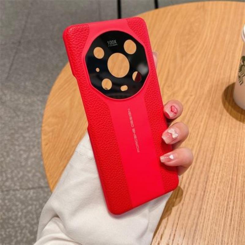 A Magic Case with A Lychee Skin Texture for Huawei MATE70pro, Which Can Be Transformed Into A Protective Case for Porsche Mate60+ In Just 7 Seconds