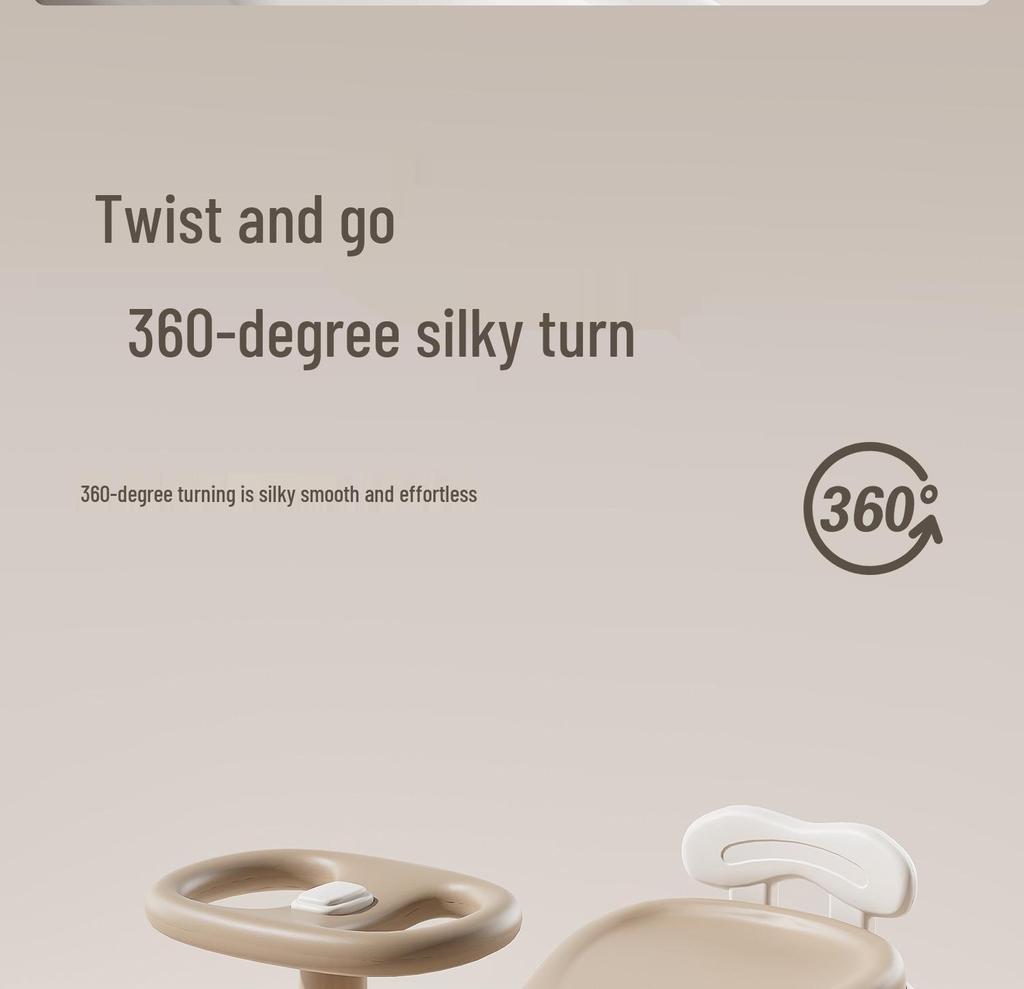 Kids' Twist Car: Anti-Rollover Ride-On Toy for Ages 1-6