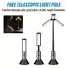 Telescopic Camping Lantern, Rechargeable Camping Lights, Multifunction Tent Lamp with Hook 3Model Flashlight for Camping, Hiking