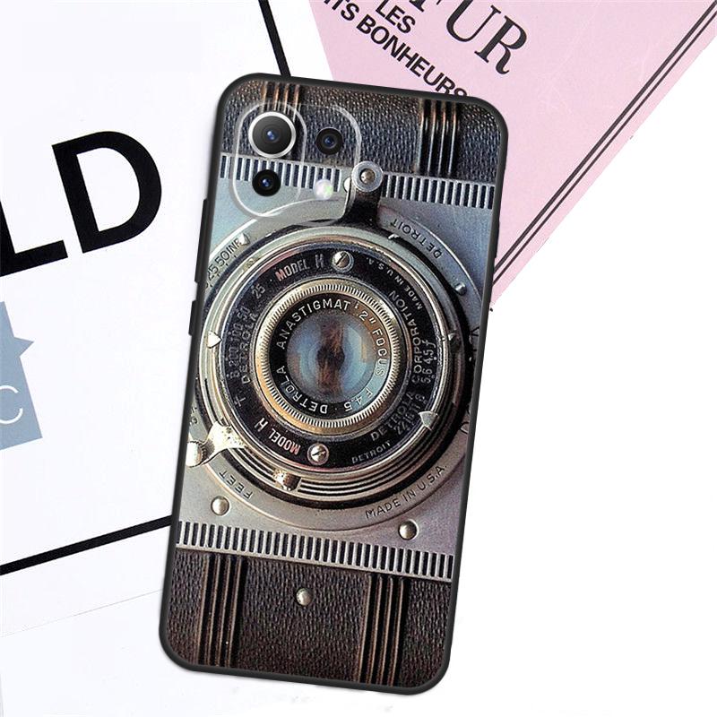 Retro Nostalgia Camera Case For Xiaomi 15 14 17 Ultra 13T 14T 15T Pro POCO F8 Ultra F7 F5 F6 X3 X5 X6 X7 Pro Cover