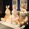 Giant Kawaii Plush Rabbit Toy Lovely Sweater Rabbit Pillow Bunny Stuffed Soft Animal Doll for Baby Children Appease Gifts
