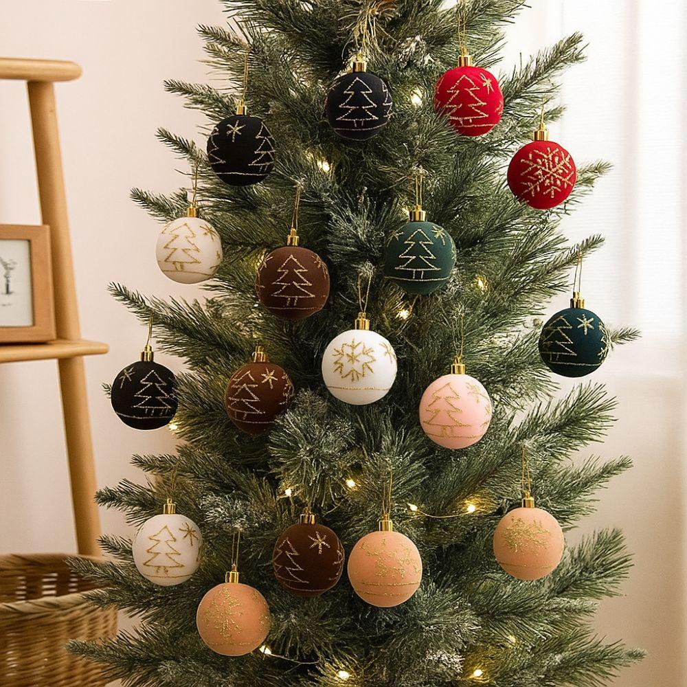 6CM Christmas Ball Ornaments Luxury Christmas Tree Decoration  Party Decoration