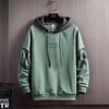 Men's Autumn/Winter Loose Fit Hoodie - Letter Print, Korean Style, Casual Plus Velvet Long Sleeve Pullover.