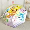 Pikachu And Friends Portable Automatic Umbrella Compact 8-Rib Design Sturdy Construction All-Season Umbrella for Travel Stylish Accessory