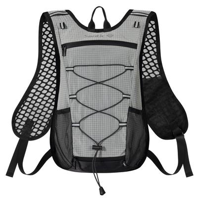 [Santic] Cycling Backpack, Running Backpack, Sports Outdoor Cycling Bag, Waterproof, Breathable, Lightweight, Gray