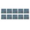 10Pcs European Ceramic Tile Stickers Thickened Crystal Film Square Peel Stick Backsplash Waterproof