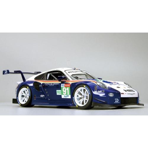 Platz/NuNu 1/24 Scale Porsche 911 (Type 991) RSR 2018 Le Mans 24 Hours Race Car Number 91 Plastic Model Kit PN24049 (Car)