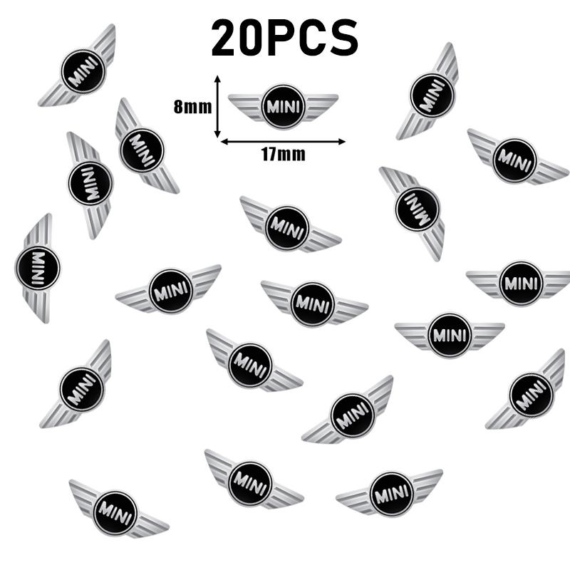 Car Key Emblem Stickers Auto Control Key Logo Car Accessories for MINI F55 F56 R60 R59 R58 WORKS One Cooper JCW 2023 R57 R56 R55 Pwaxk99