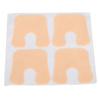 48pcs U Shaped Felt Callus Pads Prevent Rubbing Relieve Pressure Self Adhesive Callus Cushion Pads for Forefoot