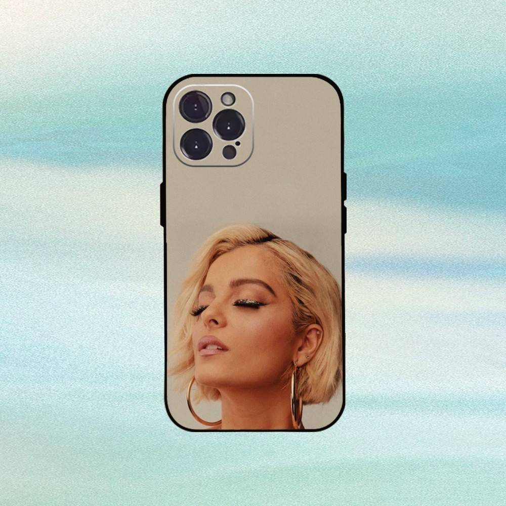 B-Bebe Rexha Singer Phone Case For iPhone17 16 15 14 13 12 11 Pro Max Plus,5G Soft Black Case