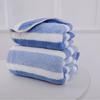 1pc Absorbent Bath Towel Soft Face Towel Home Thickened and Enlarged Bath Towel with Wide Stripes