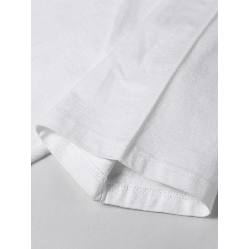 European Size Women'S Cute Anime Queen & Princess Pillow Print T-Shirt - White Round Neck Short Sleeve Top for Family Matching Outfitsr,